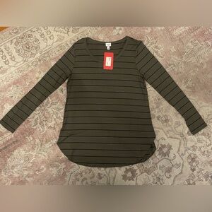 NWT Peyton Jensen striped shirt